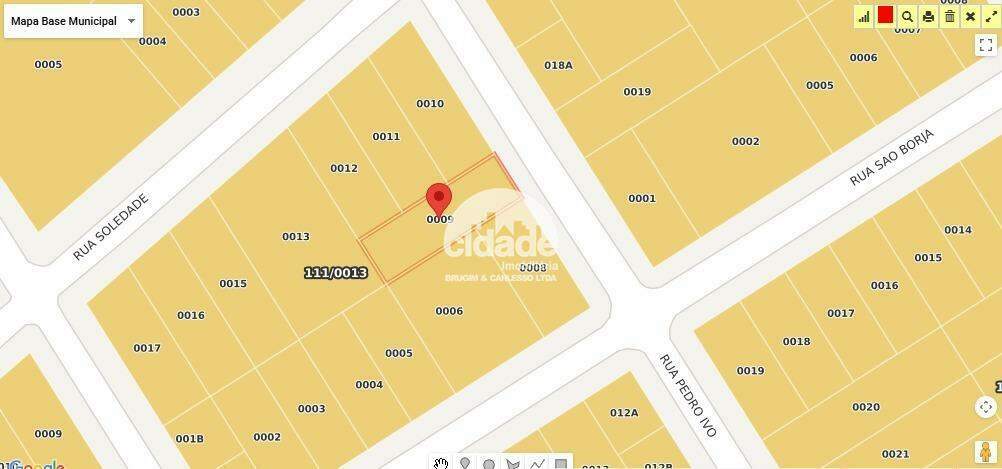 Terreno com 609,00m² à venda no bairro Canadá, em Cascavel/PR