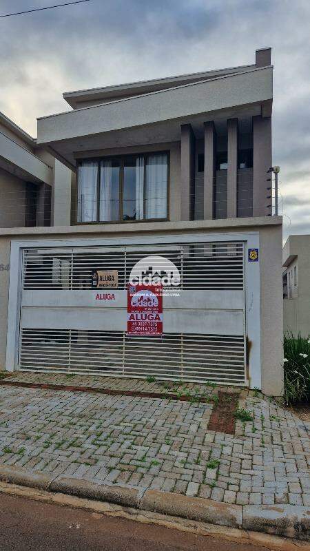 Sobrado para aluguel, 2 quartos, 1 suíte, 3 vagas, Recanto Tropical – Cascavel/Pr