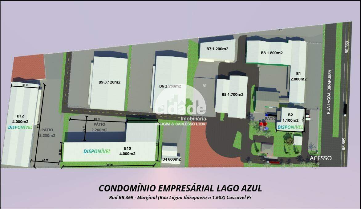 Barracão para aluguel, Morumbi – Cascavel/Pr