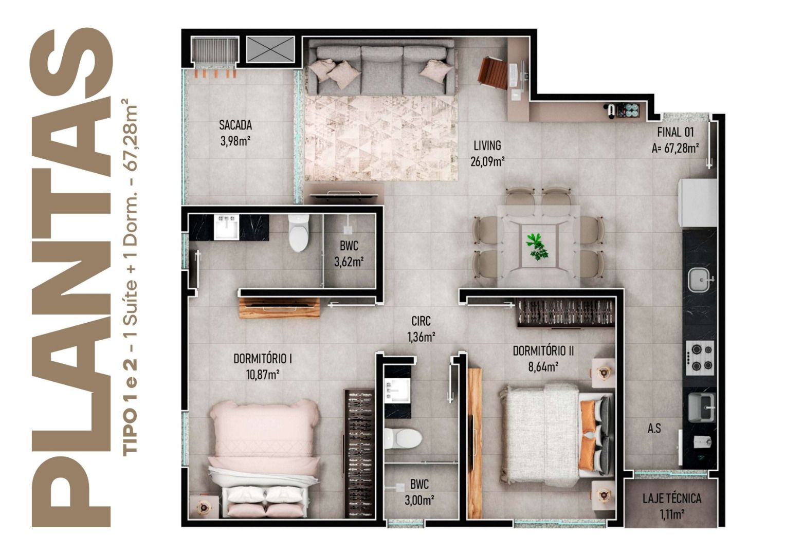 Apartamento à venda no Limoeiro: 