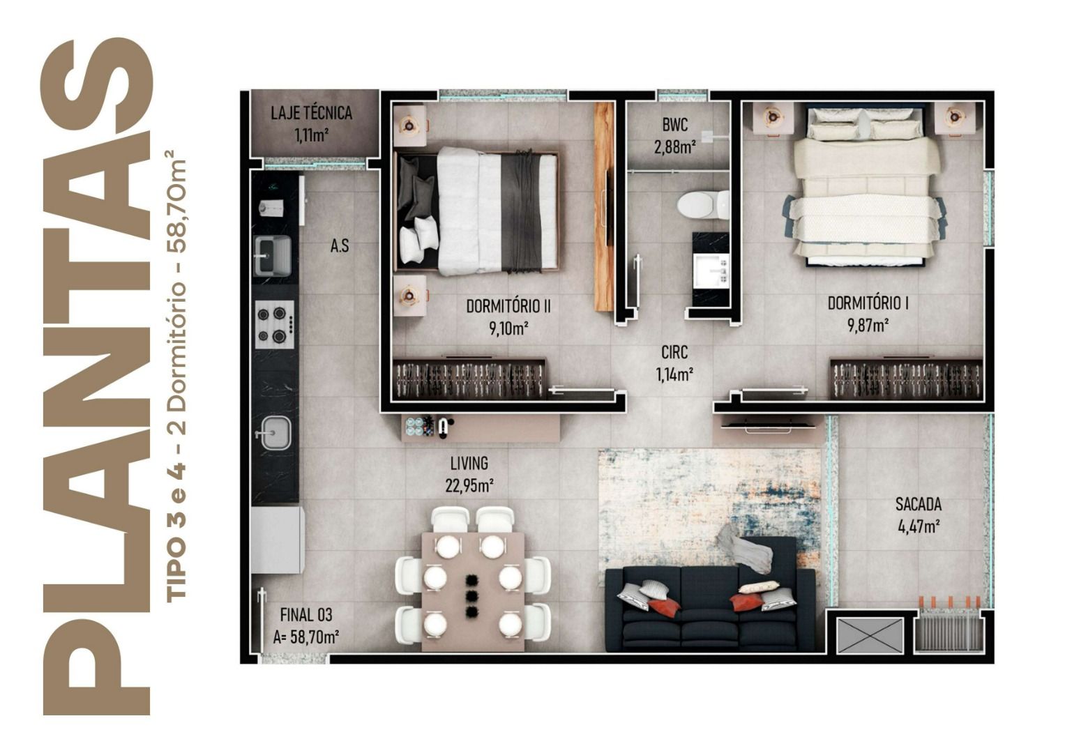 Apartamento à venda no Limoeiro: 