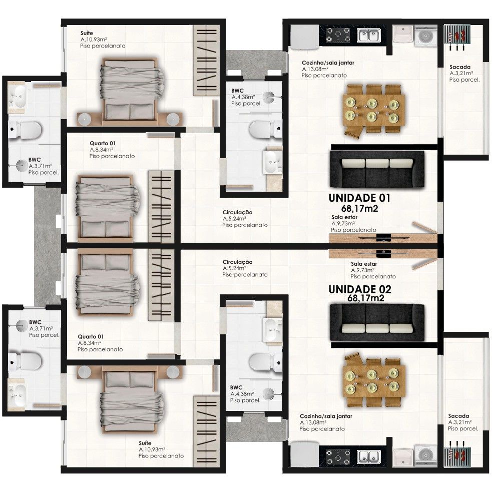 Apartamento à venda no Rio Branco: 