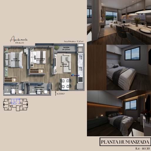 Apartamento à venda no Santa Terezinha: 