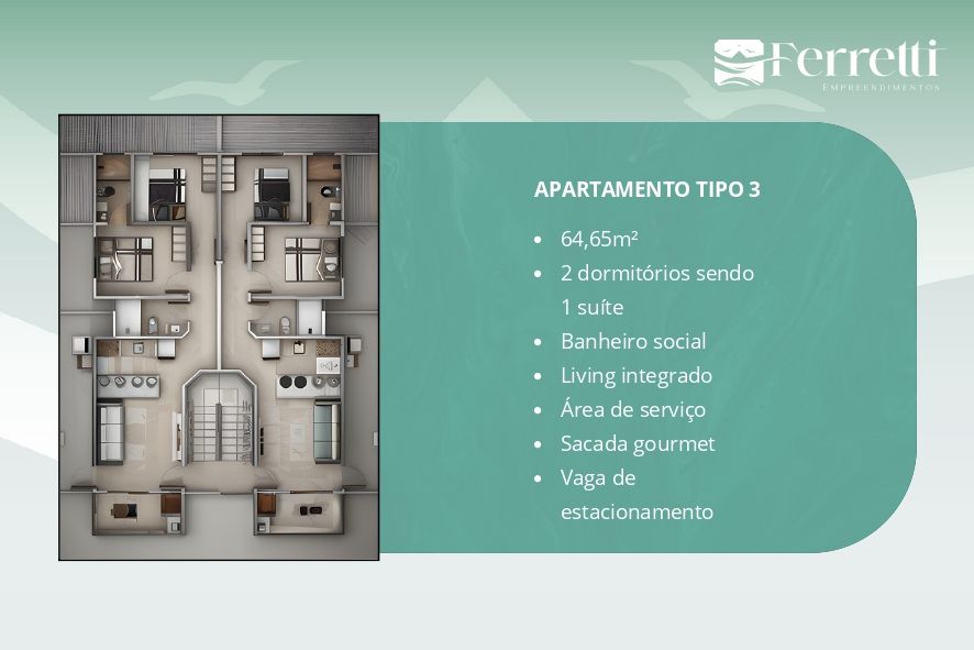 Apartamento à venda no Itajuba: 