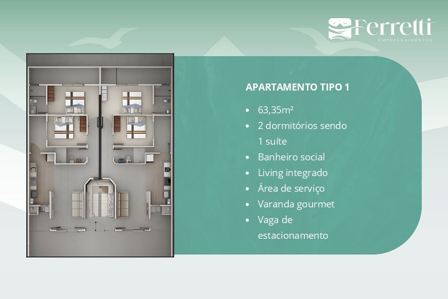 Apartamento à venda no Itajuba: 