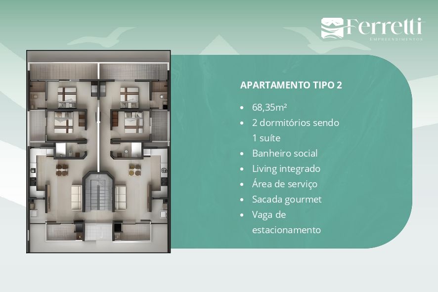 Apartamento à venda no Itajuba: 