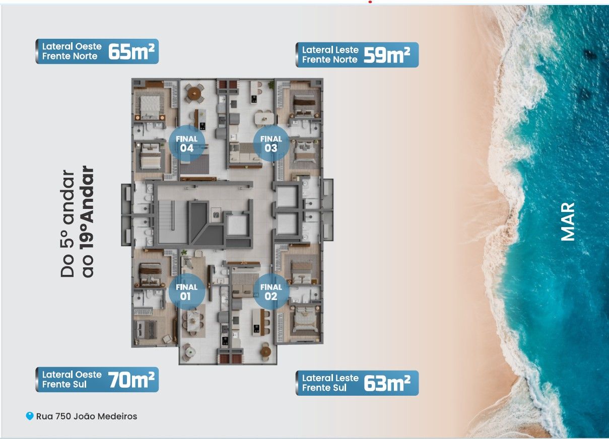 Apartamento à venda no Centro: 