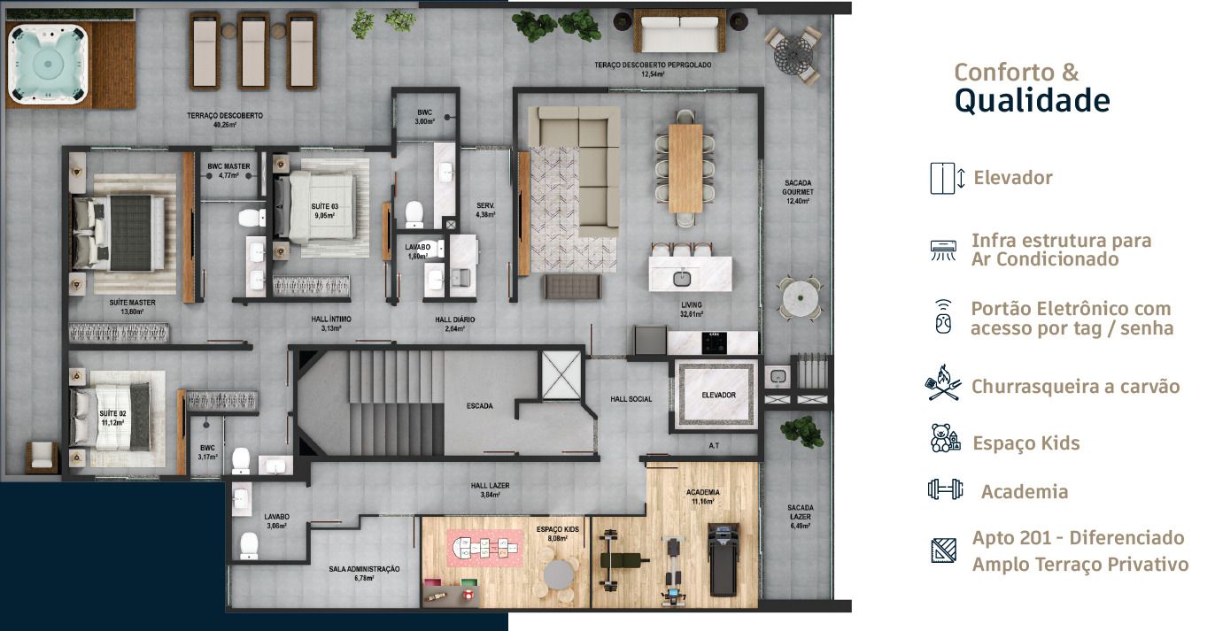 Apartamento à venda no Itacolomi: 