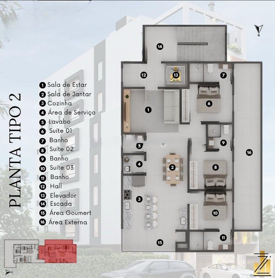 Apartamento à venda no Itacolomi: 