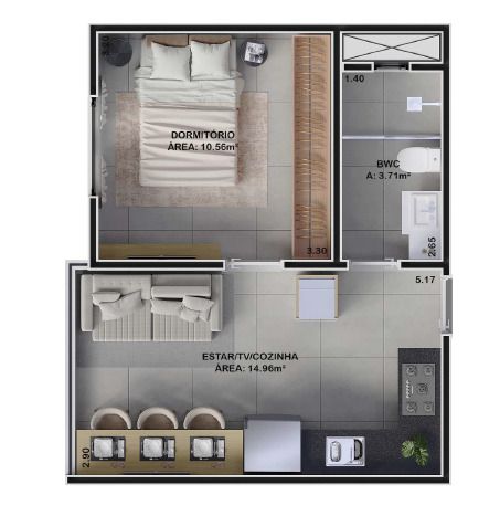 Apartamento à venda no São Luiz: 