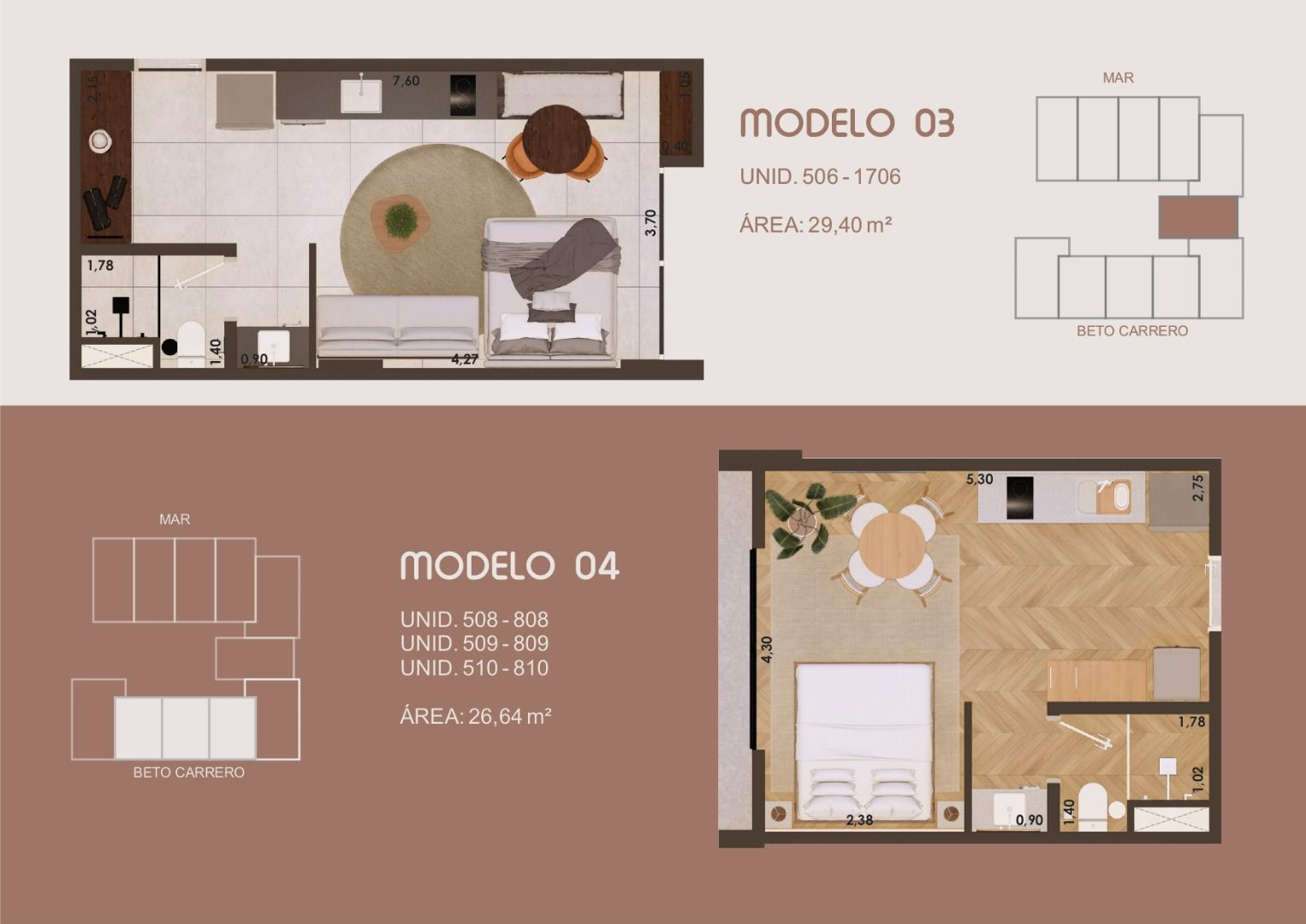 Studio à venda no Praia de Armação: 