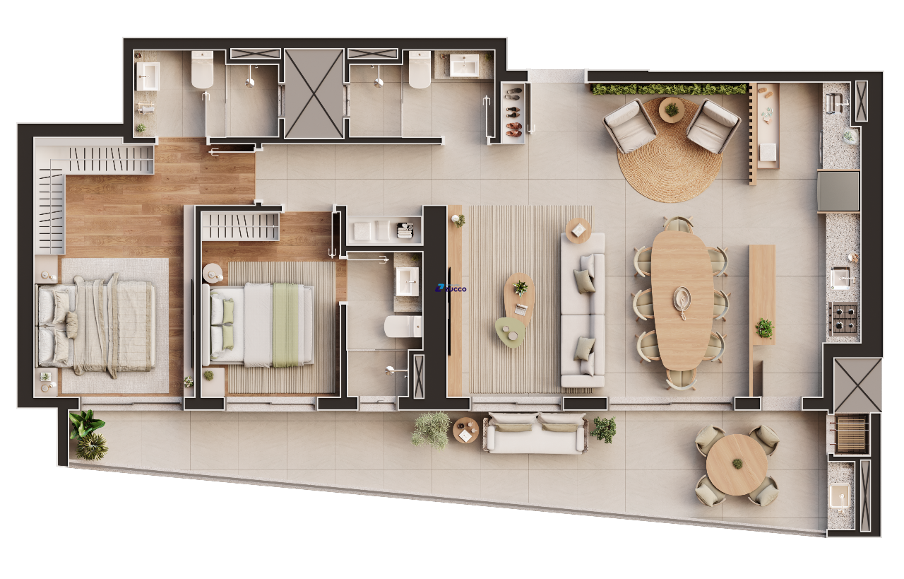 Apartamento à venda no Centro: 
