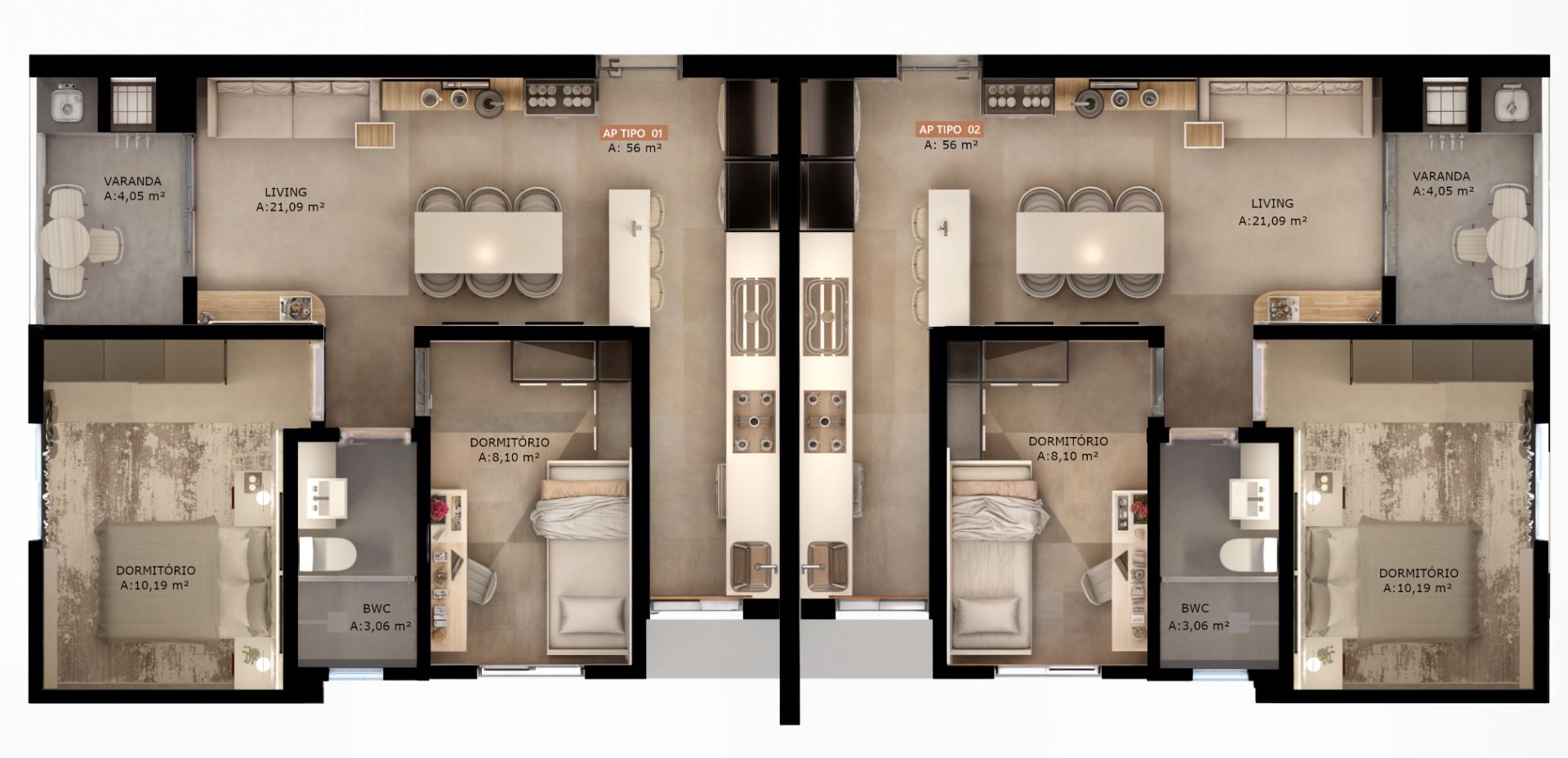 Apartamento à venda no Limoeiro: 