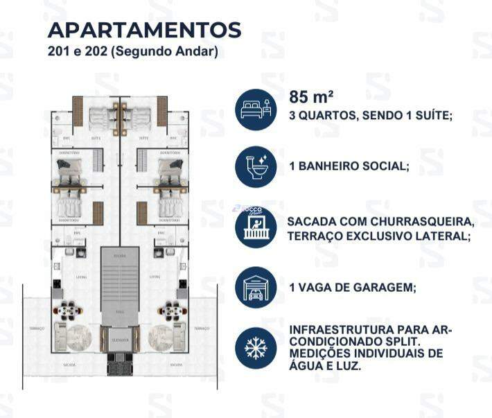 Apartamento à venda no Itajuba: 