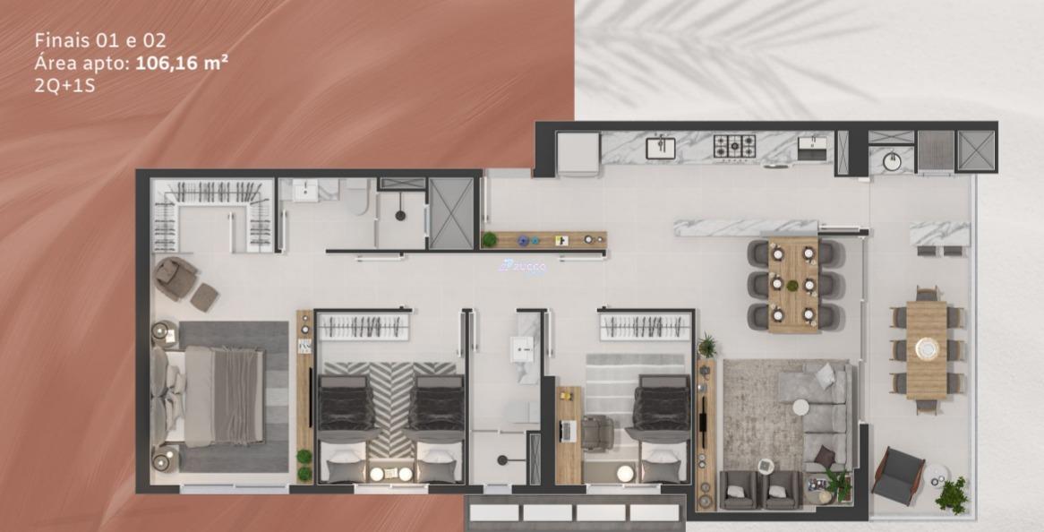 Apartamento à venda no Tabuleiro: 