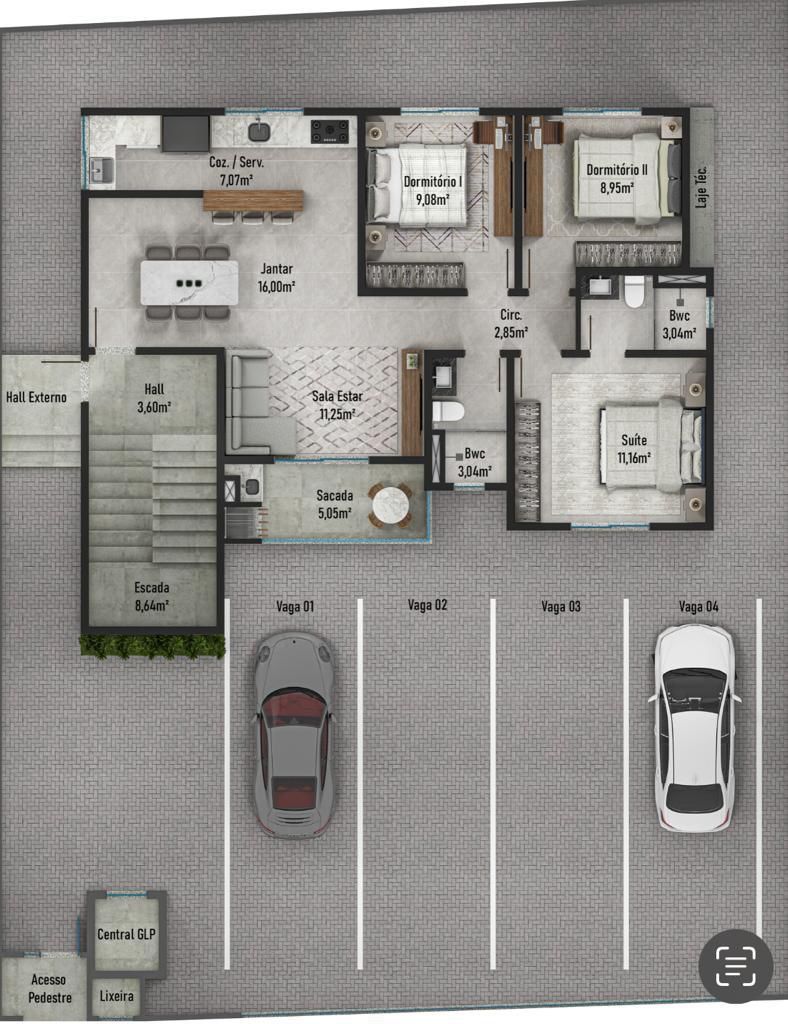 Apartamento à venda no Itacolomi: 