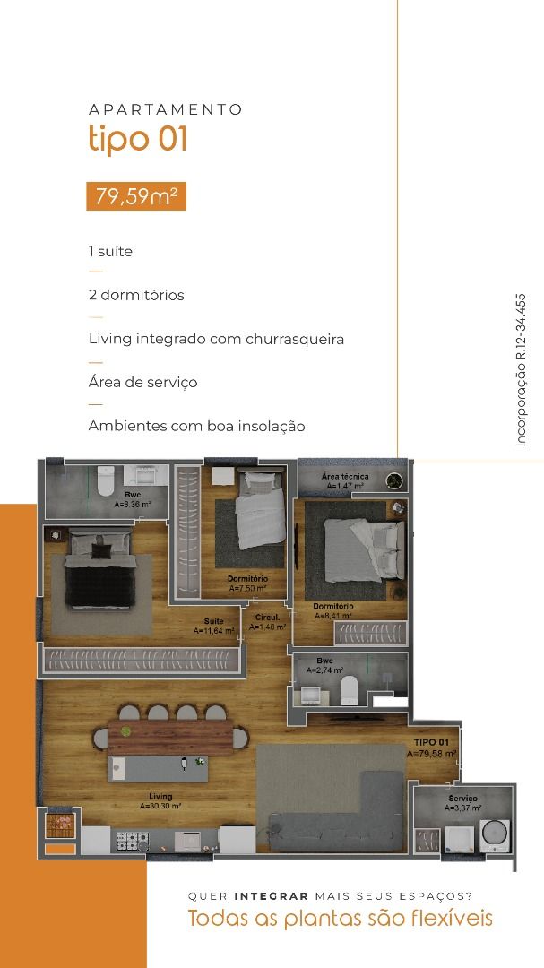 Apartamento à venda no Santa Terezinha: 