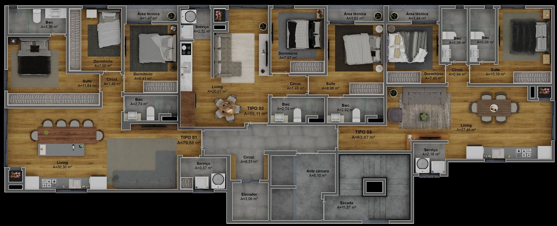 Apartamento à venda no Santa Terezinha: 