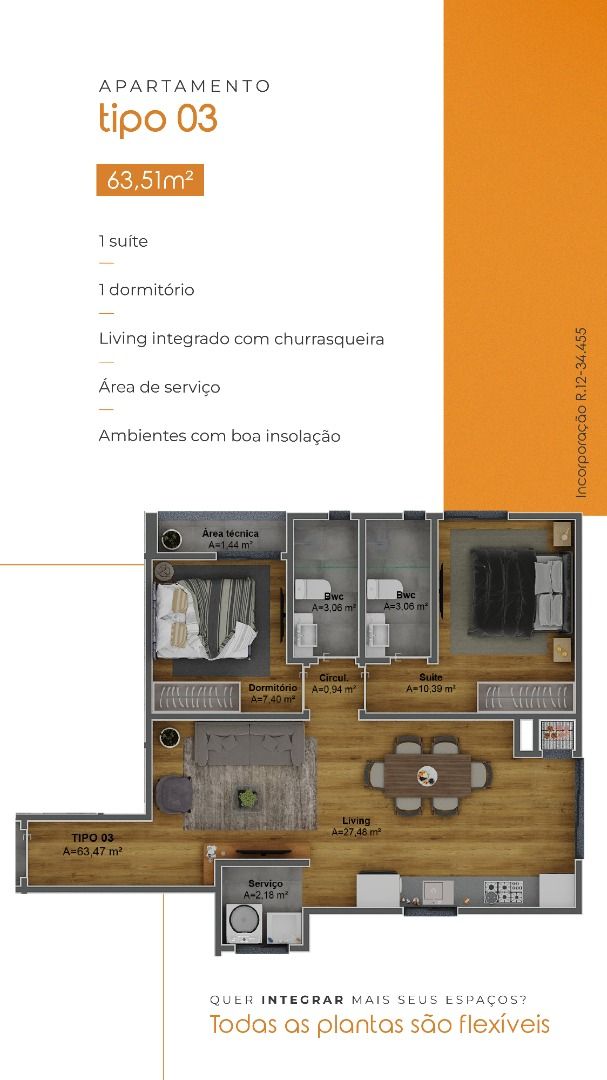 Apartamento à venda no Santa Terezinha: 