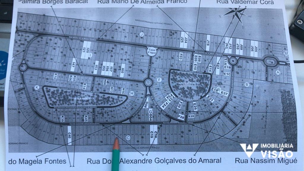 Terreno à venda no Residencial Mário de Almeida Franco: 