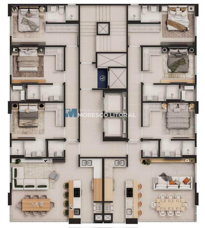 Apartamento à venda no Balneário Perequê: