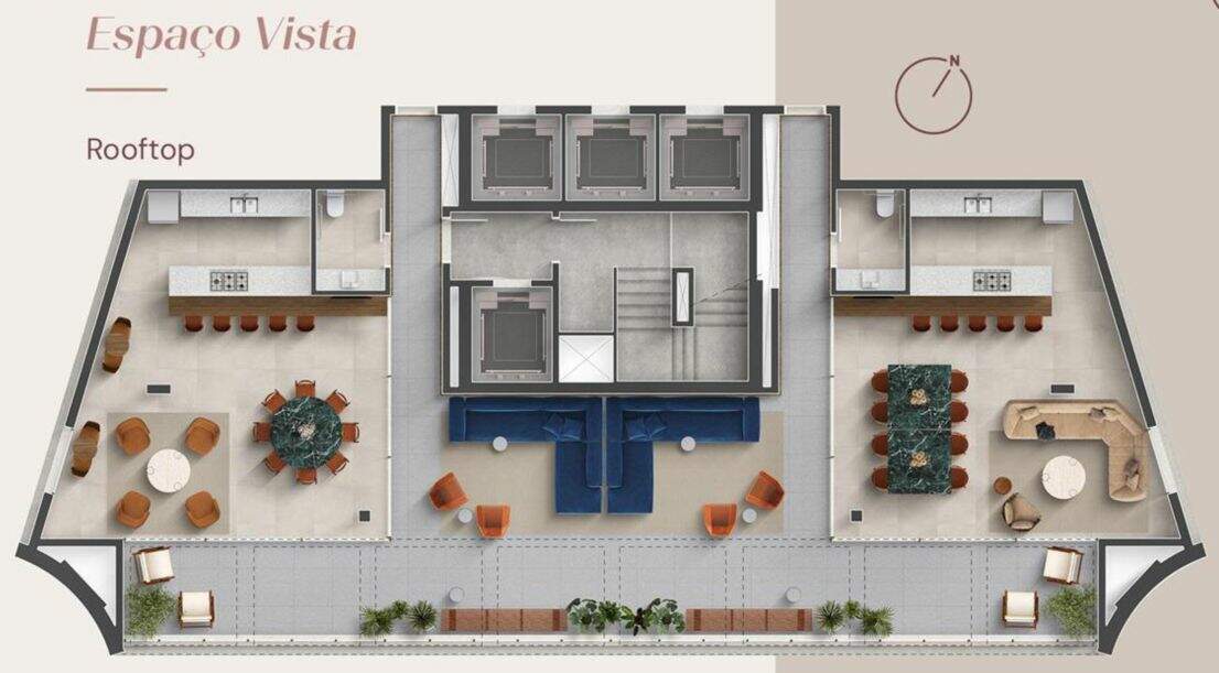 Apartamento à venda no Vila da Serra: Espaço vista