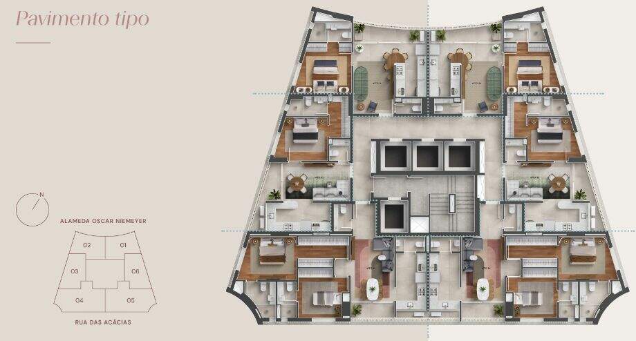 Apartamento à venda no Vila da Serra: 