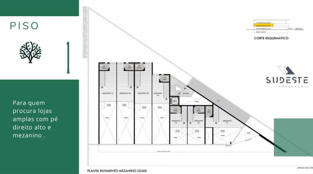 Loja para aluguel no Belvedere: 