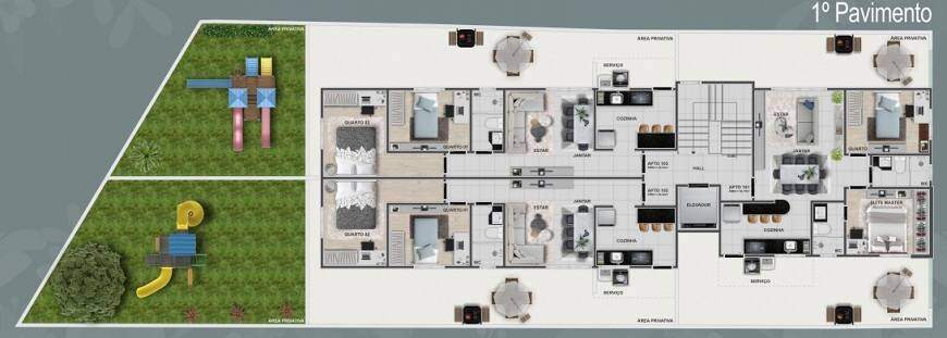 Cobertura, 3 quartos, 50 m² - Foto 2