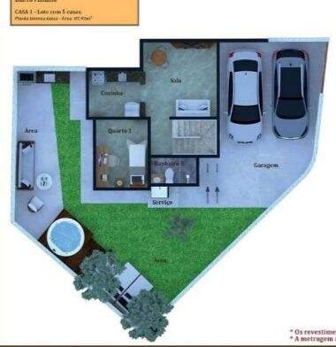 Casa, 3 quartos, 80 m² - Foto 9