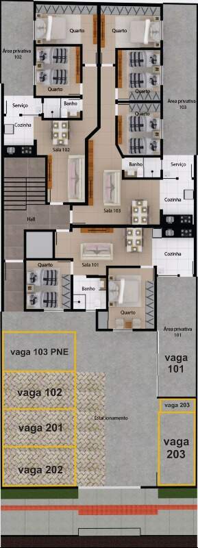 Apartamento à venda com 2 quartos, 50m² - Foto 2