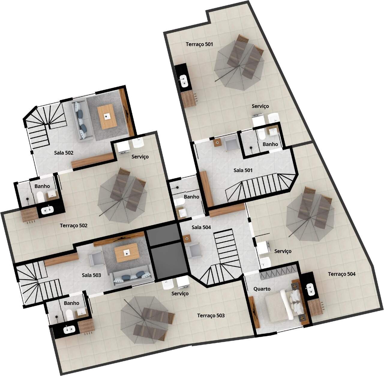 Cobertura, 3 quartos, 76 m² - Foto 8