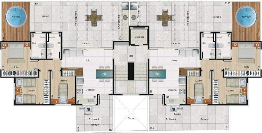 Cobertura, 3 quartos, 60 m² - Foto 3
