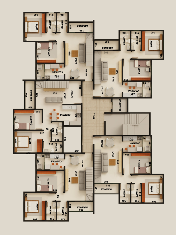 Cobertura, 2 quartos, 69 m² - Foto 3
