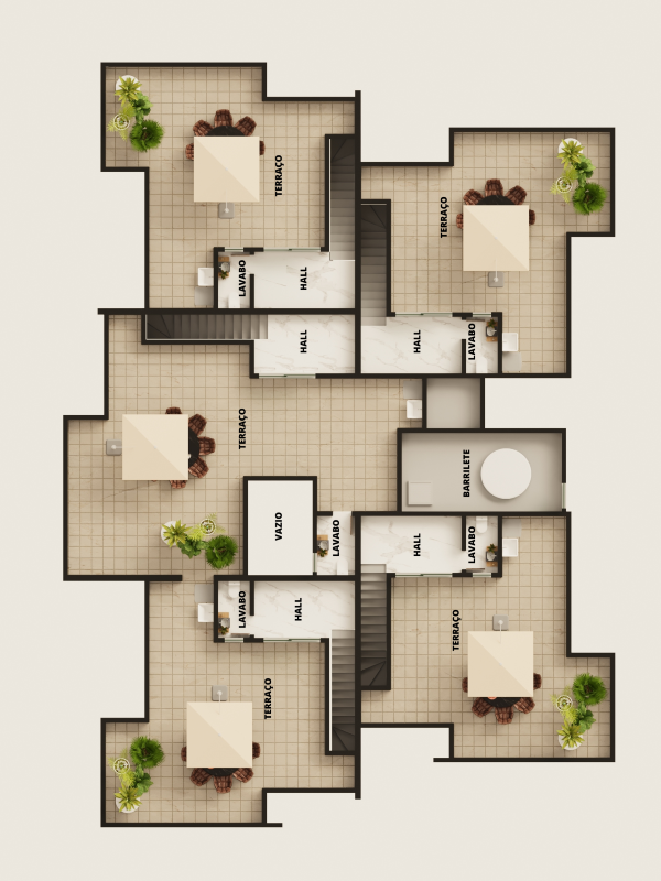 Cobertura, 2 quartos, 69 m² - Foto 2
