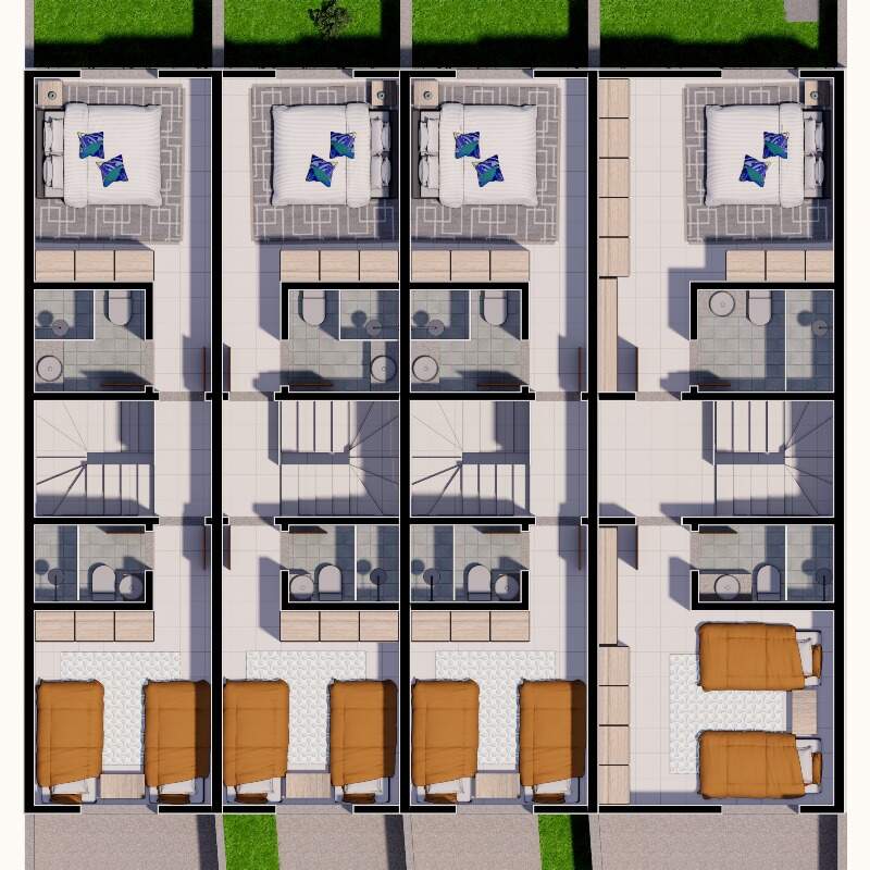 Casa, 2 quartos, 70 m² - Foto 1