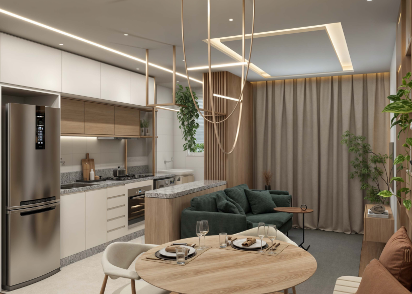 Apartamento à venda com 2 quartos, 51m² - Foto 3