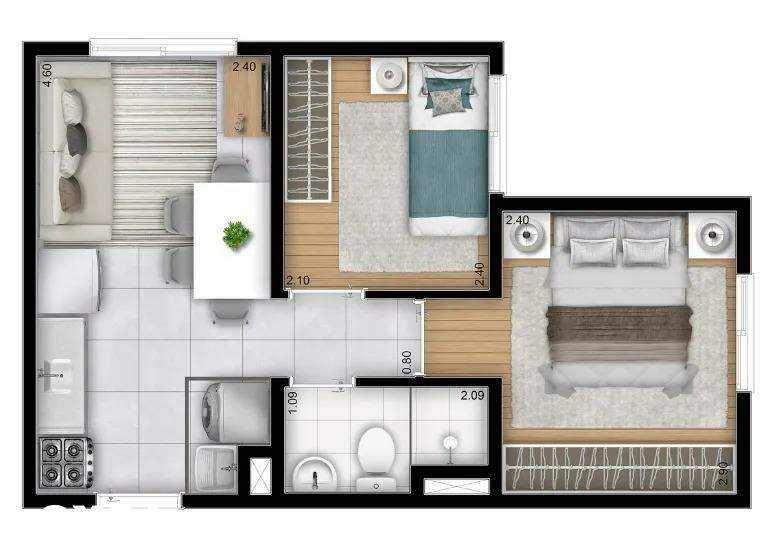 Apartamento à vendaJardim São Paulo(Zona Leste)São Paulo: Apartamento dois dormitórios Jardim São Paulo