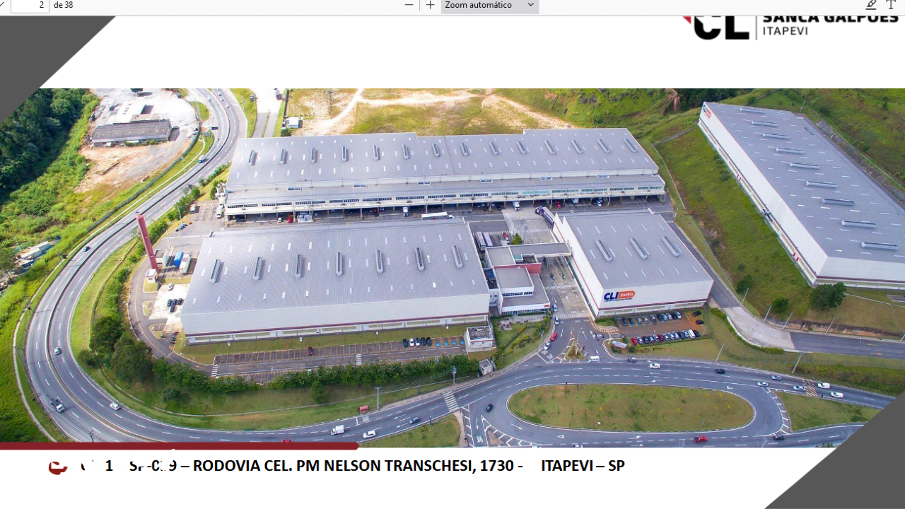 Galpão para aluguelItaquiITAPEVI: galpão comercial na rodovia nelson tranchesi