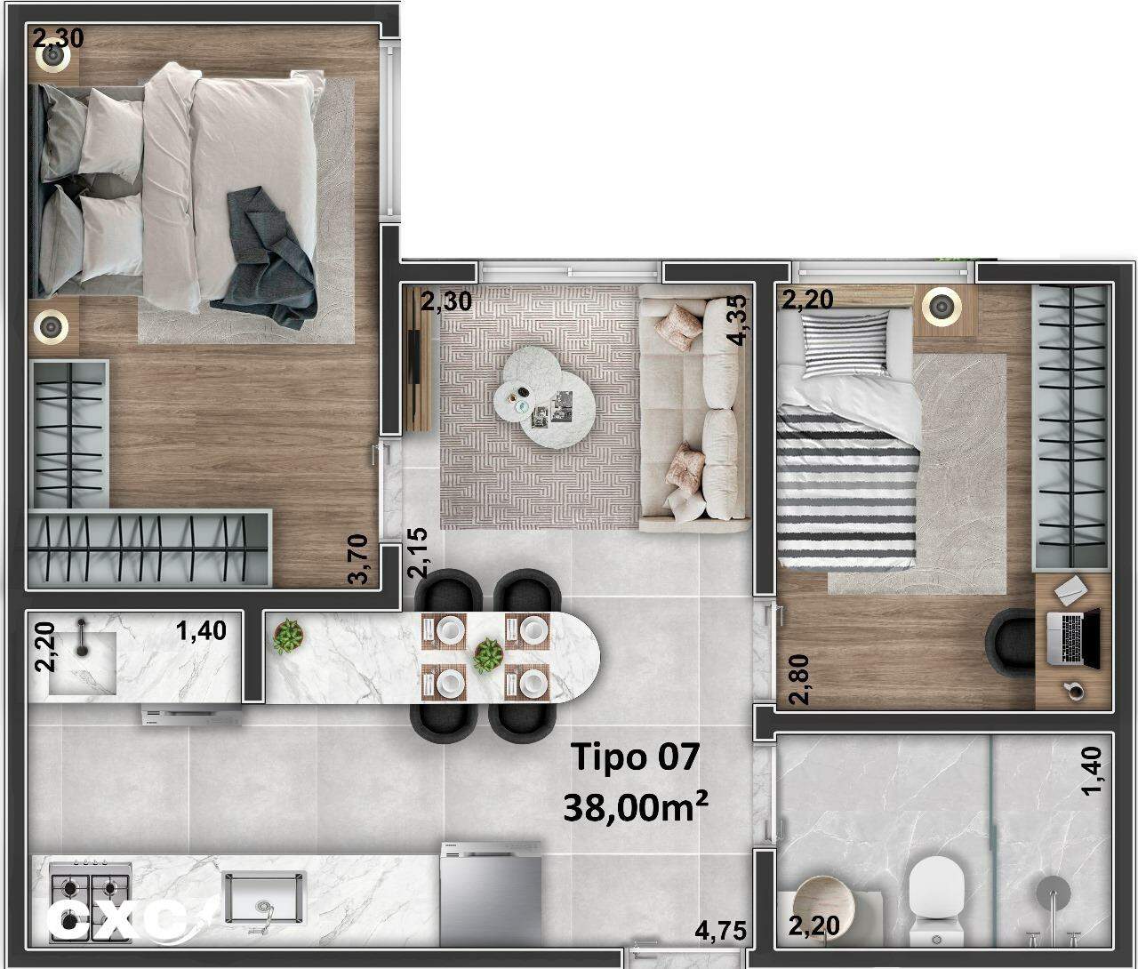 Apartamento à vendaVila EsperançaSão Paulo: aparatmento dois dorms. á venda na frente do metrô vila matilde 