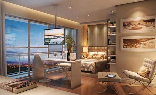 Apartamento à vendaBrooklin PaulistaSão Paulo: Apartamento com 1 dormitório a venda no Brooklin Paulista - São Paulo - SP
