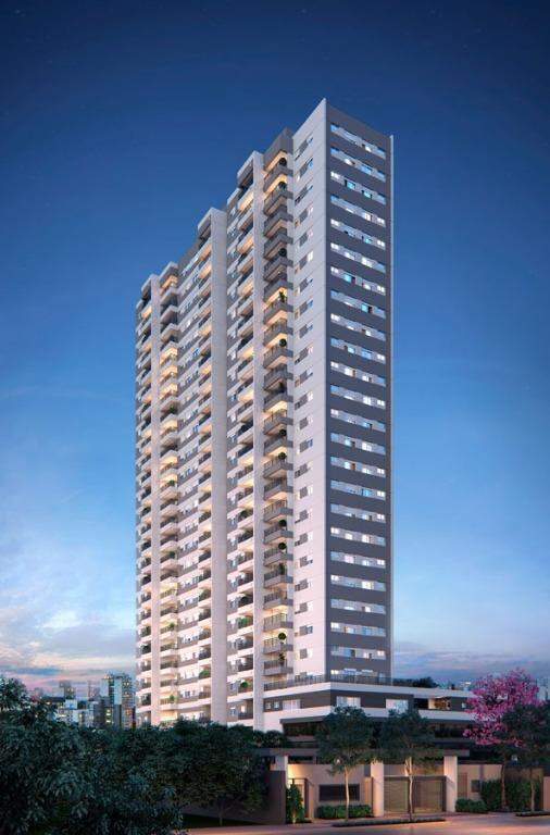 Apartamento à vendaTatuapéSão Paulo: Perspectiva da fachada (Cond. Estrela)