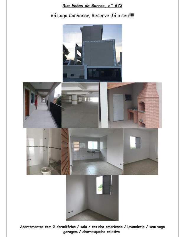 Apartamento à vendaVila SantanaSão Paulo: Apartamentos com 02 dormitórios á venda na Vila Santana - São Paulo - SP