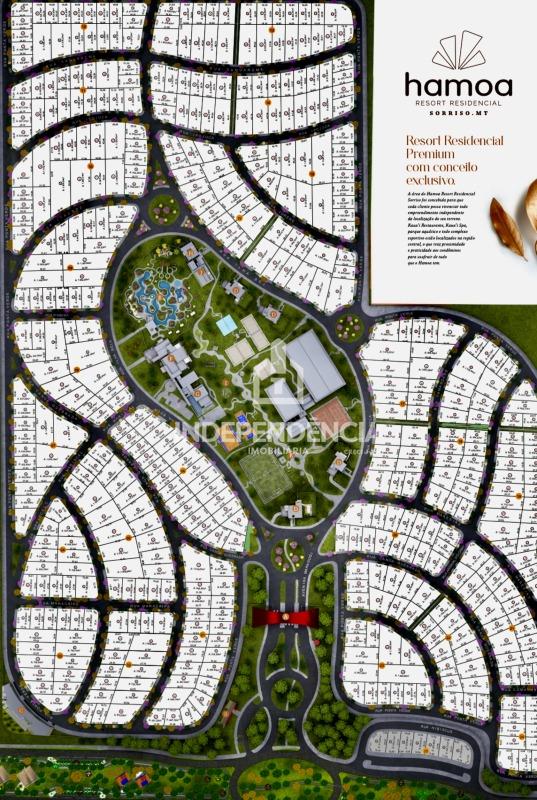 Lote em condomínio à venda no Condomínio Hamoa Resort Residencial: 
