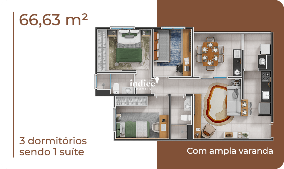 Apartamento para à venda no Campos Elíseos na cidade de Ribeirão Preto: 