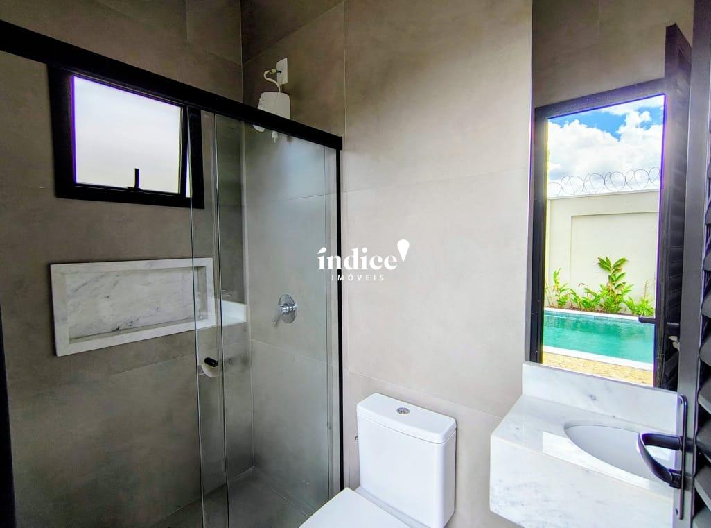Casas Condomínio para à venda no Residencial Valência na cidade de Ribeirão Preto: banheiro piscina