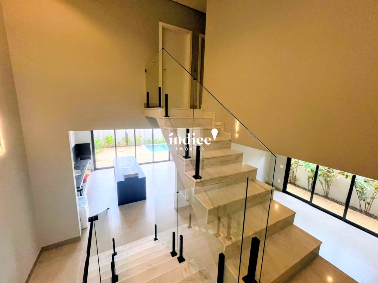 Casas Condomínio para à venda no Residencial Valência na cidade de Ribeirão Preto: escada