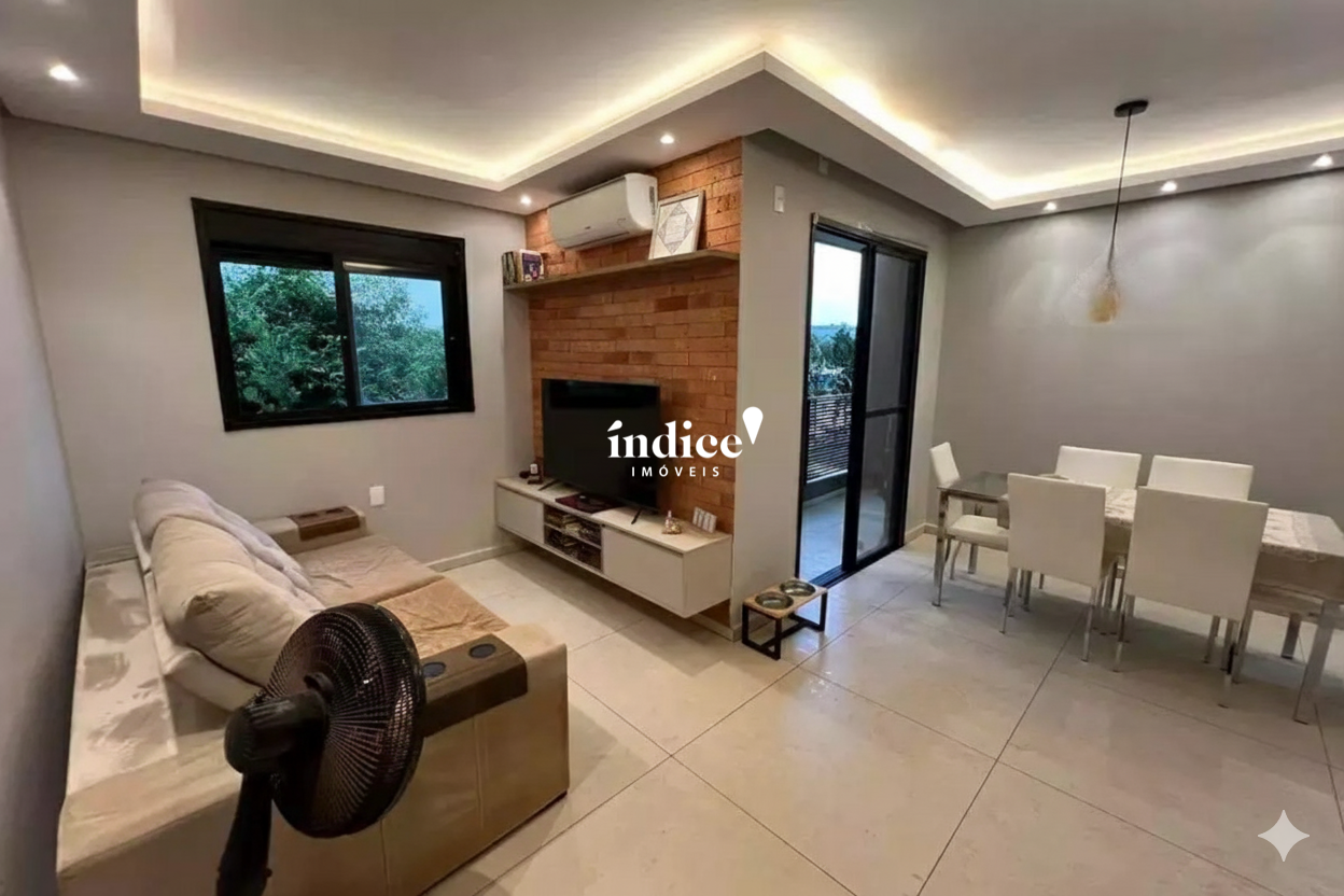 Apartamento para à venda no Bonfim Paulista na cidade de Ribeirão Preto: 