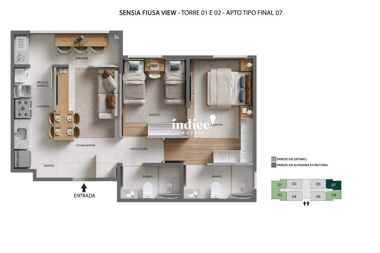 Apartamento para à venda no Quinta da Primavera na cidade de Ribeirão Preto: 
