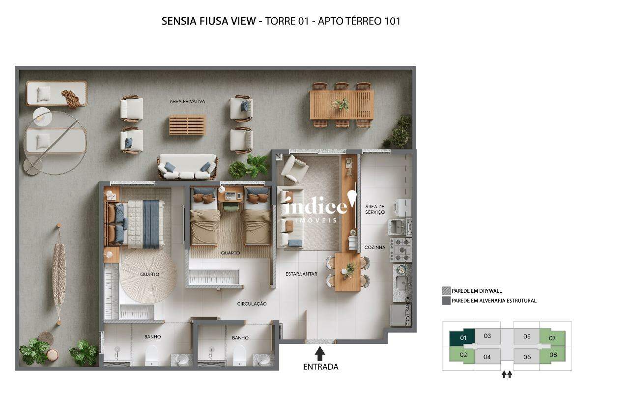 Apartamento para à venda no Quinta da Primavera na cidade de Ribeirão Preto: 
